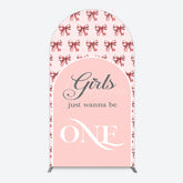 Aperturee - Aperturee Repeated Bow Girls Just Wanna Be One Arch Backdrop